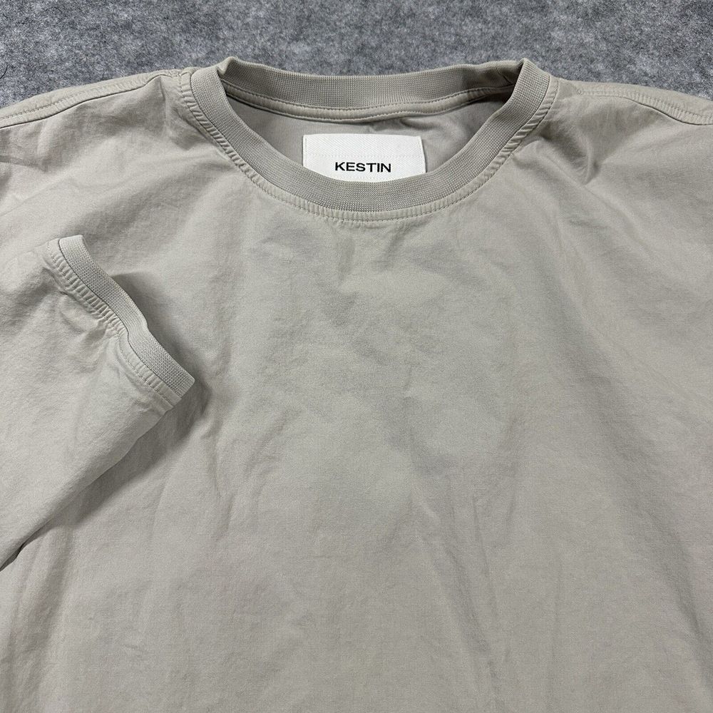KESTIN GRANTON SHIRT Mens Large Green Long Sleeve Pockets‎ Crewneck